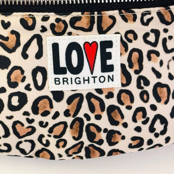 NEW BRIGHTON Wild Cat Jaguar Belt Bag Fanny Brown Black Pack Adjustable - Picture 5 of 11